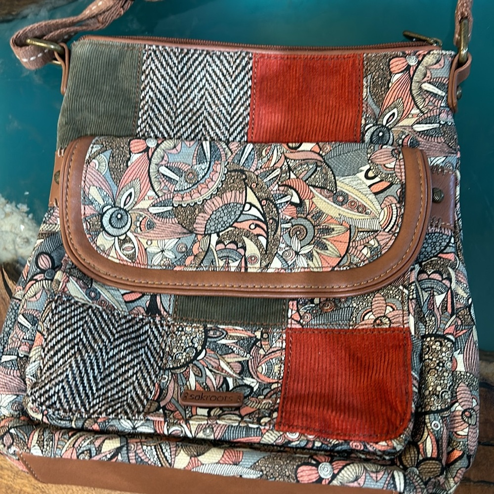 Sakroots Large Crossbody Patchwork Bag!!! - image 2